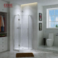 Porte de douche coulissante intérieure en aluminium pour salle de bain